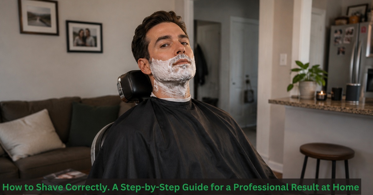 how to shave your face