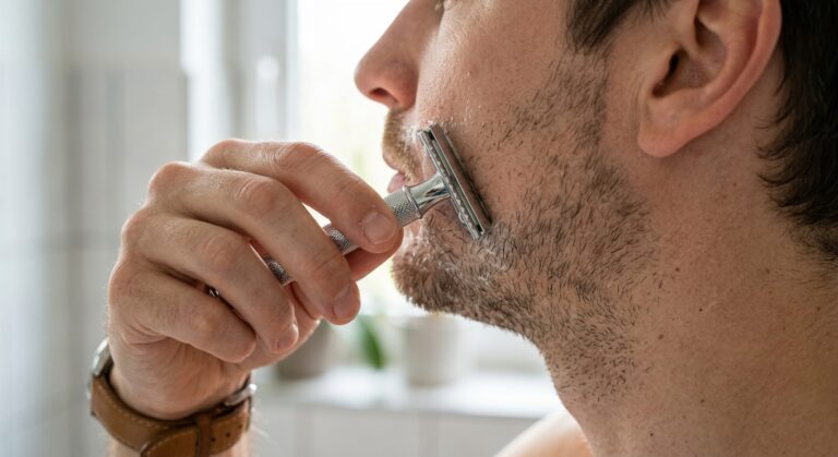 correct razor angle for shaving