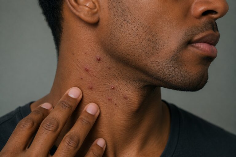ingrown hair neck